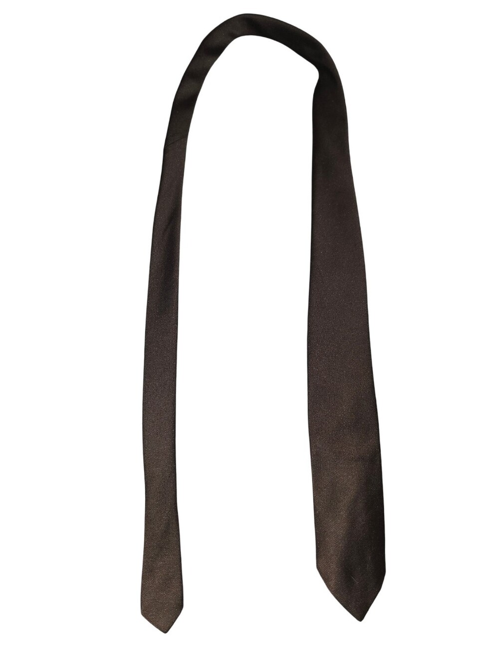 6/8/68. K.E.T.C.H. Classic Men's Solid Black Necktie